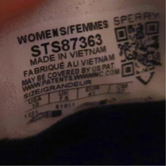 Sperry Top-Sider STS87363 Slip-On Sneakers Sz 10 Pastel Stripe Coastal Grandma - Picture 5 of 8